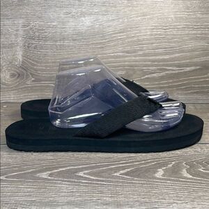 Teva Mush II Men’s Sz 13 Slip On Black Thong Flip Flop Sandals S/N 4168